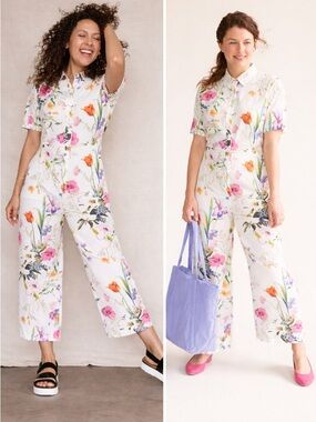 Sonnet James Floral Jumpsuit Size Medium